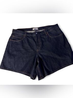 Abercrombie & Fitch Dark Blue Denim Shorts